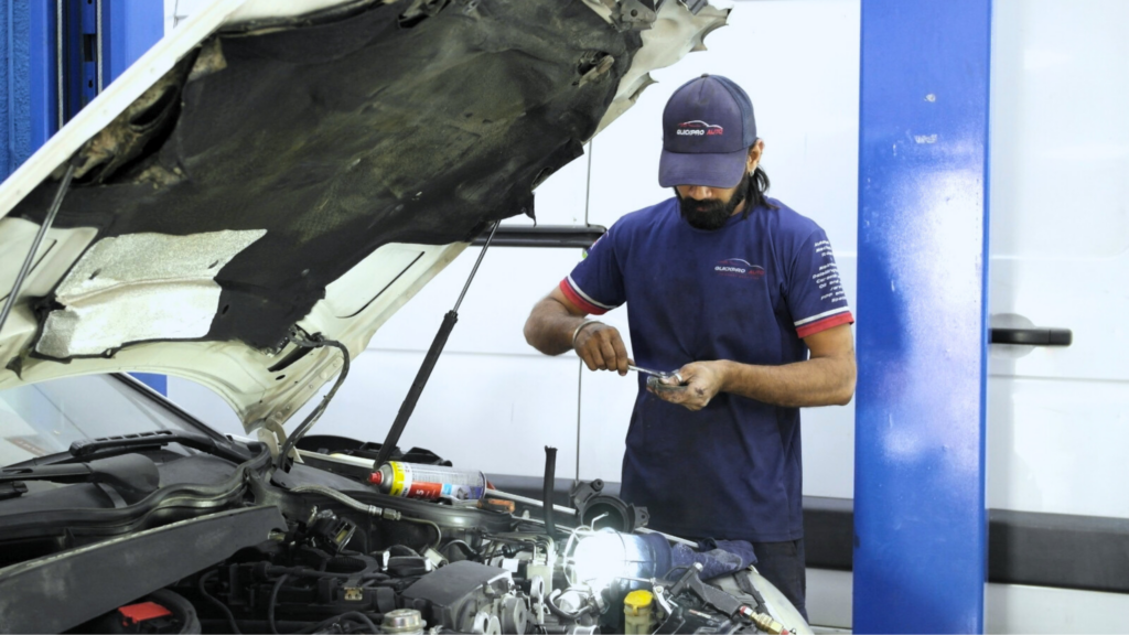 Cooling system pressure test in Dubai detecting hidden coolant leak