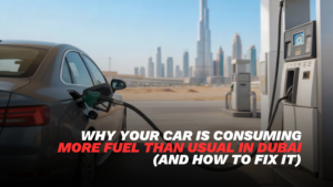 High fuel consumption Dubai car engine inspection and fuel efficiency diagnostics